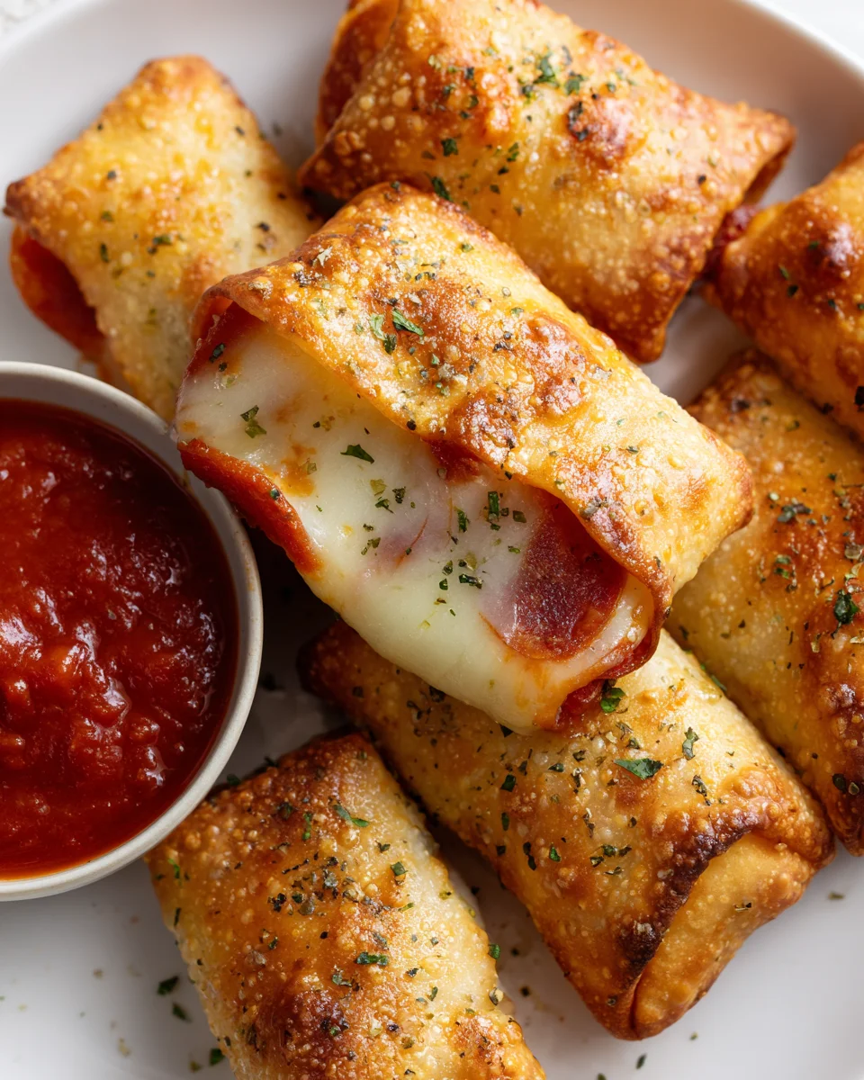 Knusprige Air Fryer Pizzarollen: Dein schneller Snack-Hit!