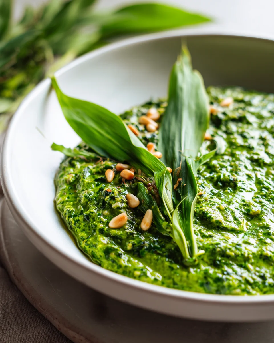 Leckeres Bärlauchpesto: Frisch und einfach selbst gemacht!