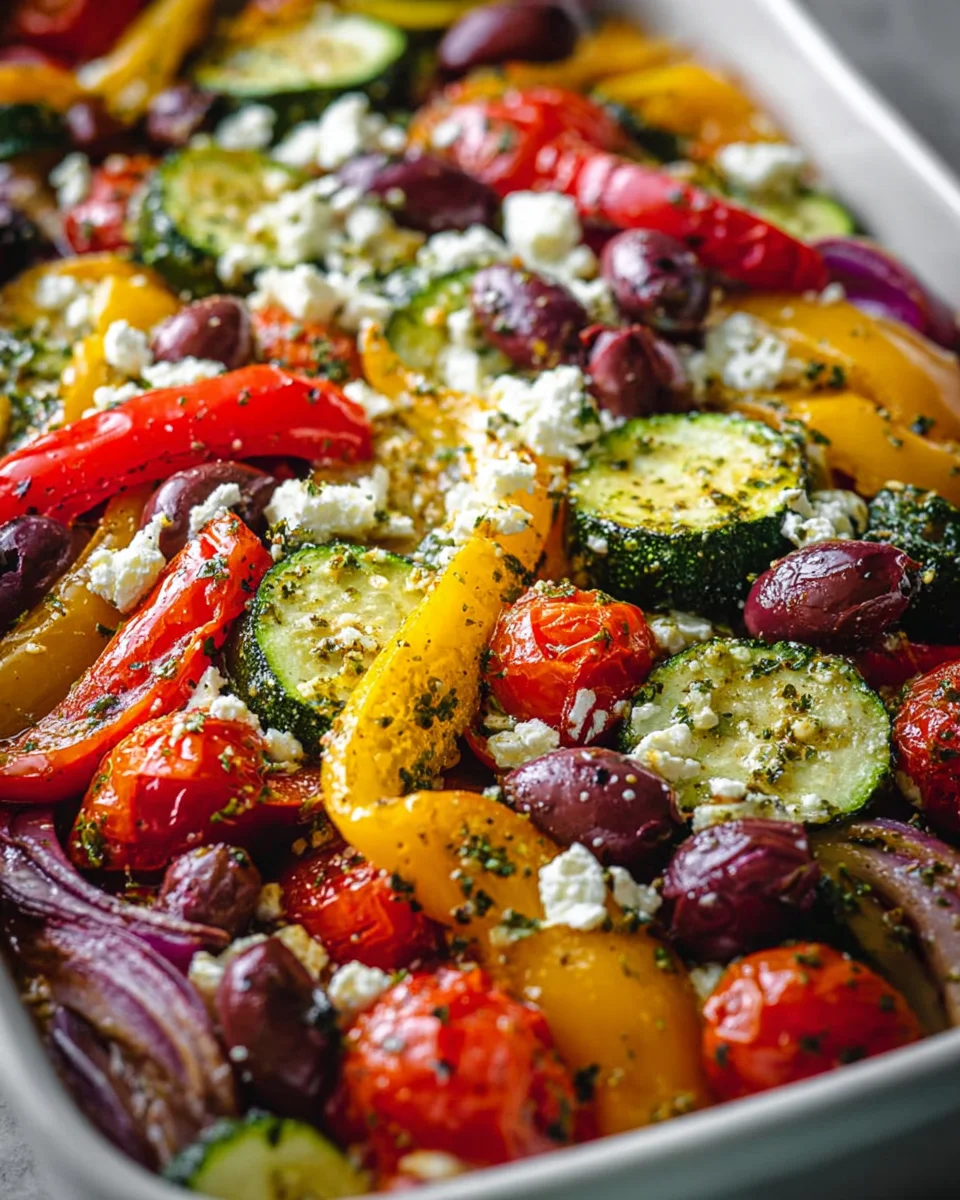 Leckeres One Pan Greek Vegetables Rezept für gesunde Küche