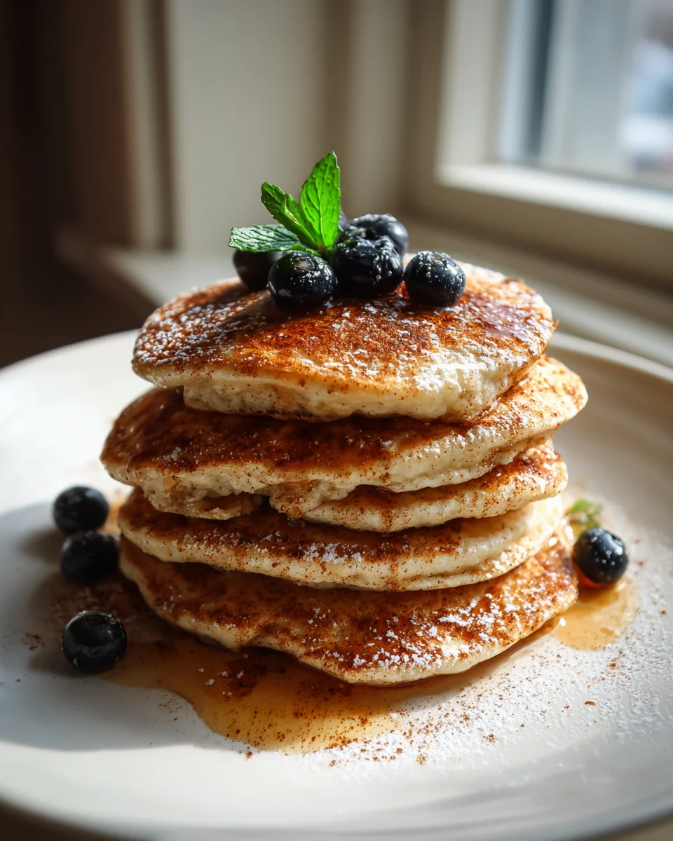 Cottage Cheese Zimt Protein Pancakes: Gesund & Lecker!