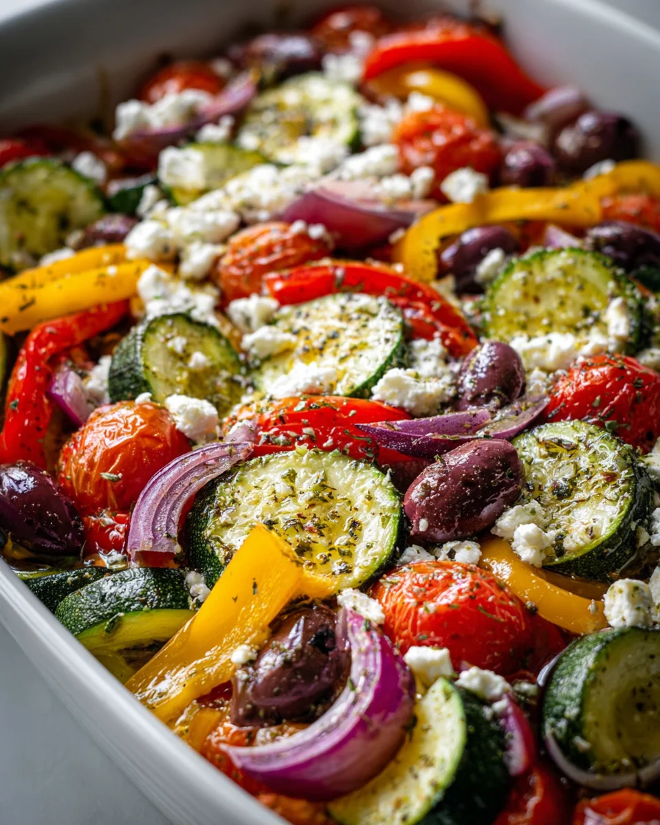 Leckeres One Pan Greek Vegetables Rezept für gesunde Küche