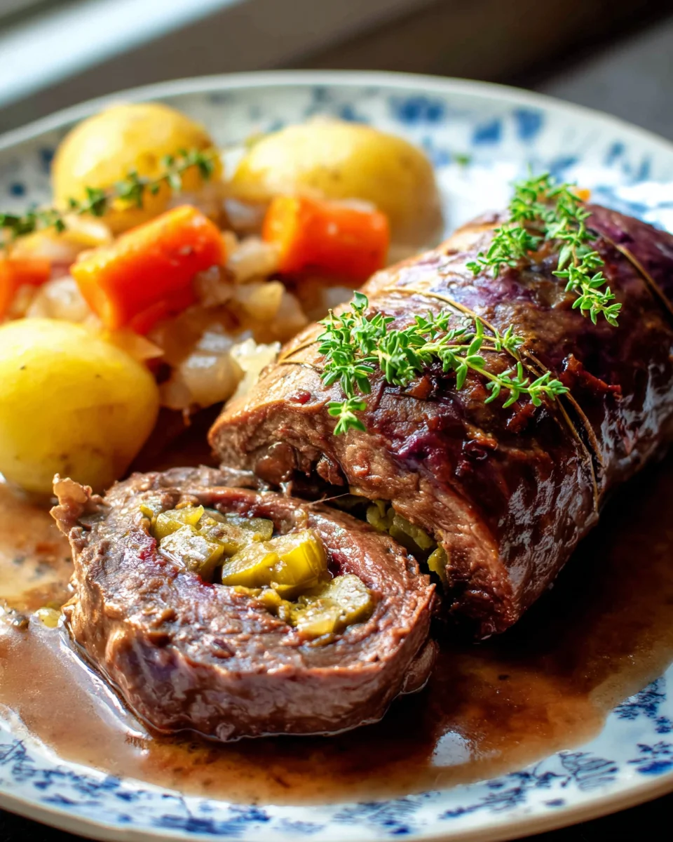 Saftige Beef Rouladen mit köstlicher Füllung – Rezept entdecken!