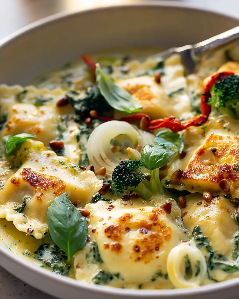 Cremige Toskanische Ravioli Suppe: Löffelweise Genuss pur!