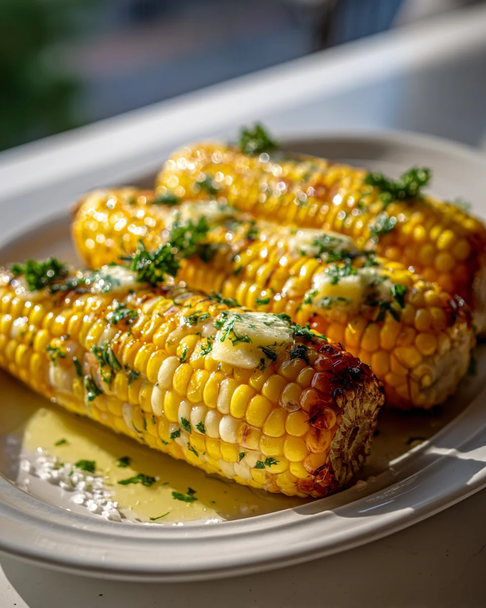 Leckere Maiskolben mit Kräuterbutter – einfach und köstlich!