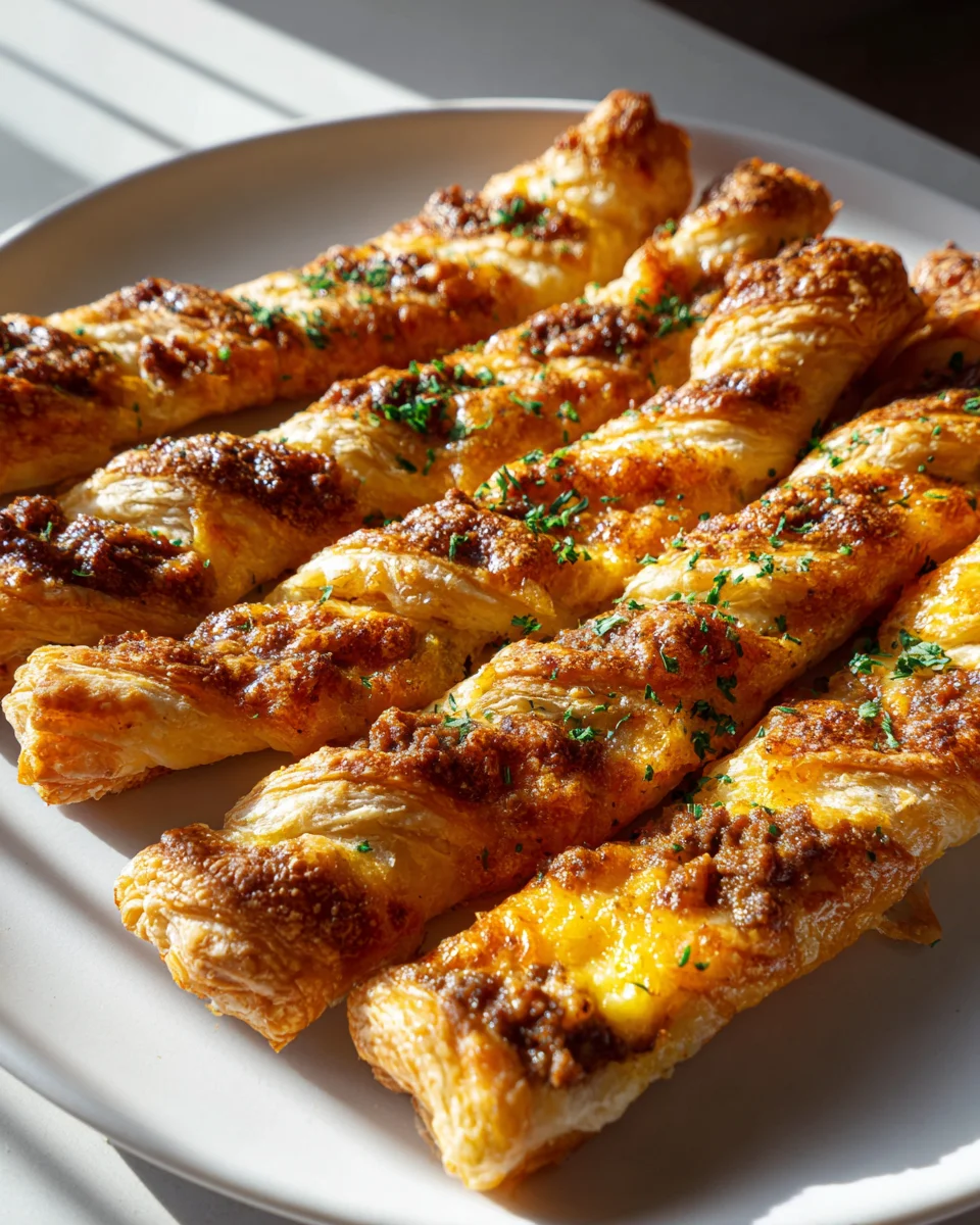 Beef Ham And Cheese Blätterteig-Sticks: Lecker und Knusprig!