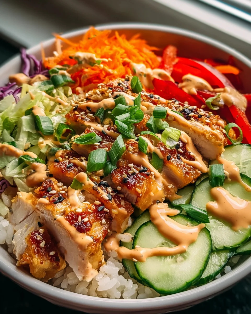 Leckeres Bang Bang Chicken Bowl Rezept für jeden Tag!