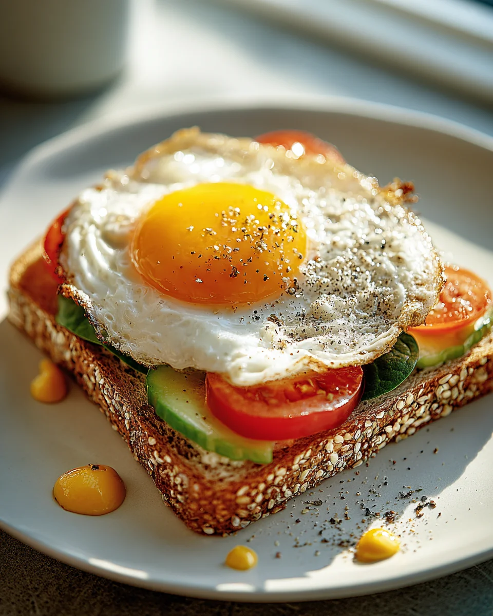 Powerschnitte mit Spiegelei