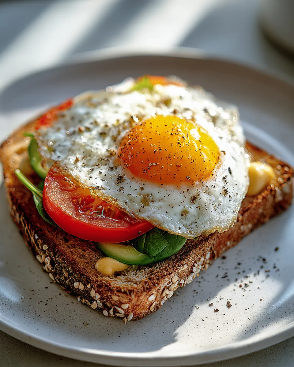 Powerschnitte mit Spiegelei