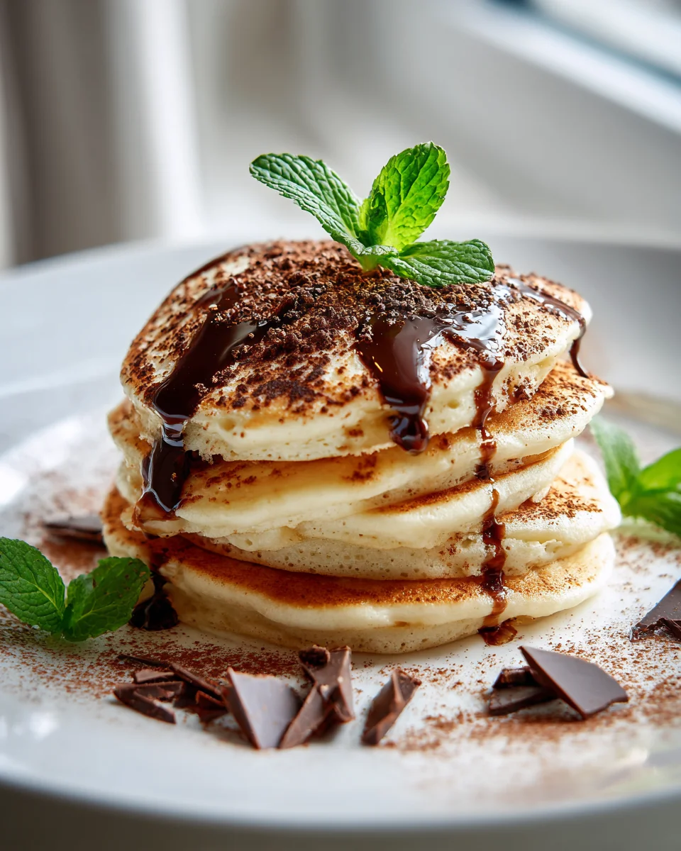 Schokoladige Quark-Pfannkuchen zum Verlieben