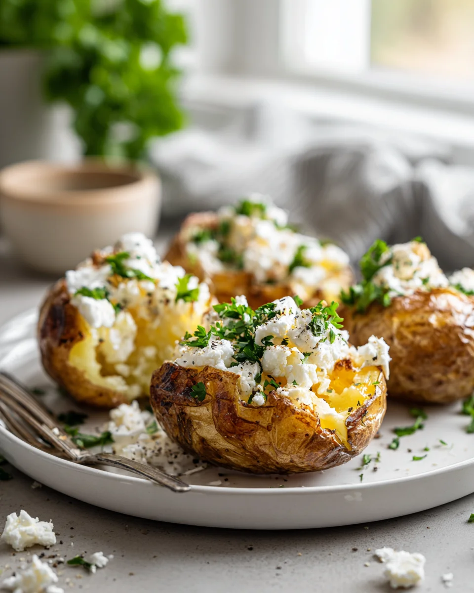 Himmlisch gefüllte Feta-Kartoffeln aus dem Ofen